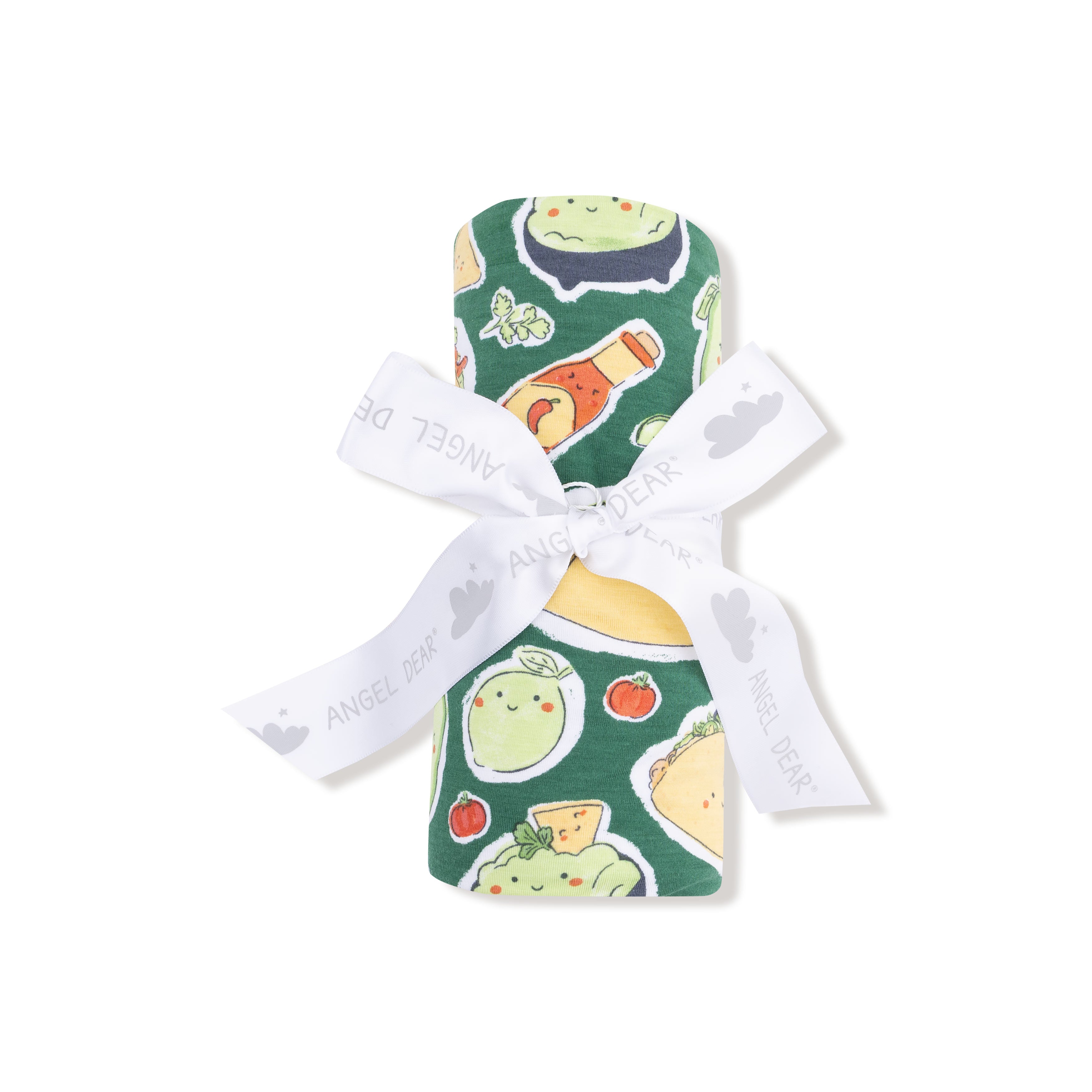 Swaddle Blanket in our  Happy Tacos print from Angel Dear