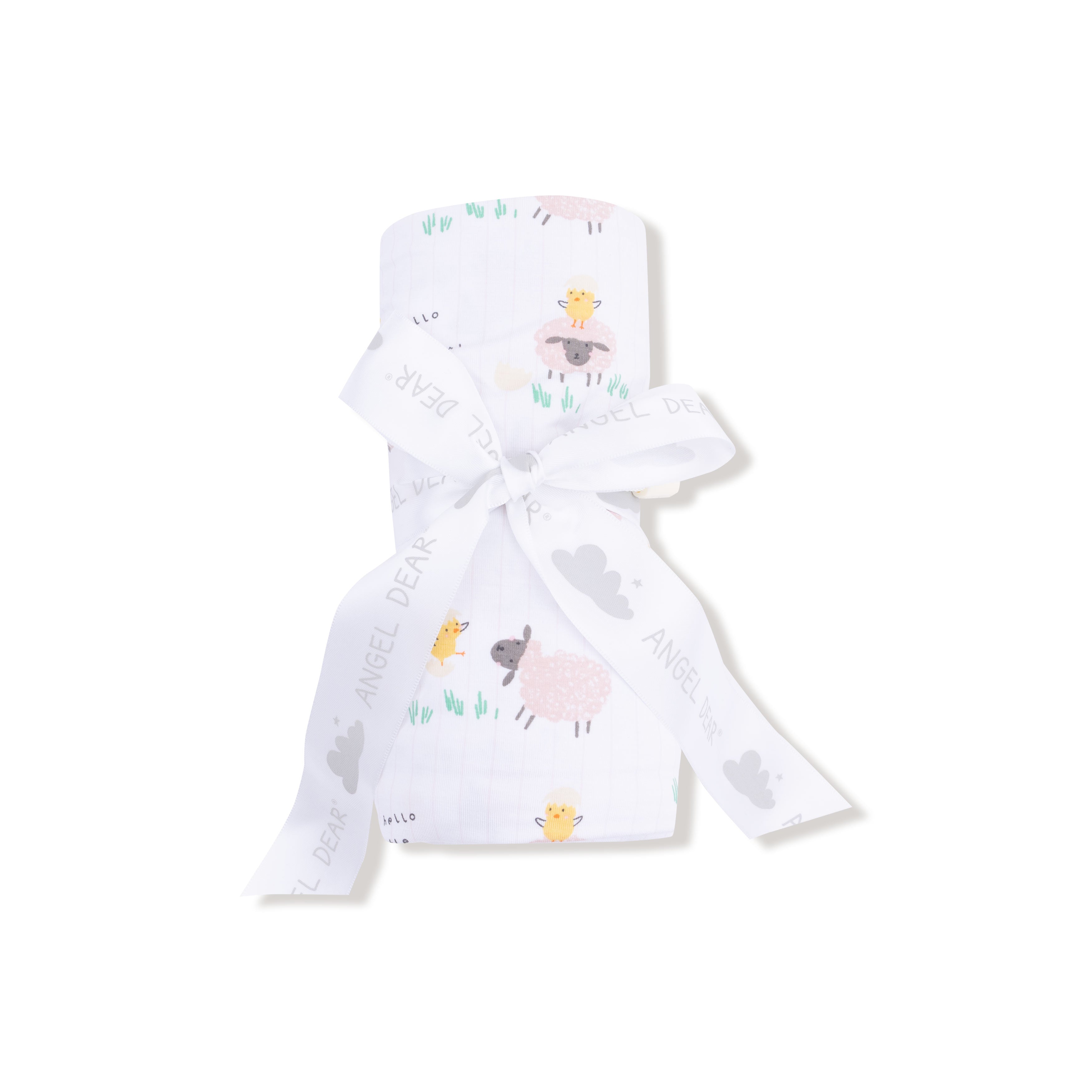 Swaddle Blanket in our  Just Hatched - Pink print from Angel Dear