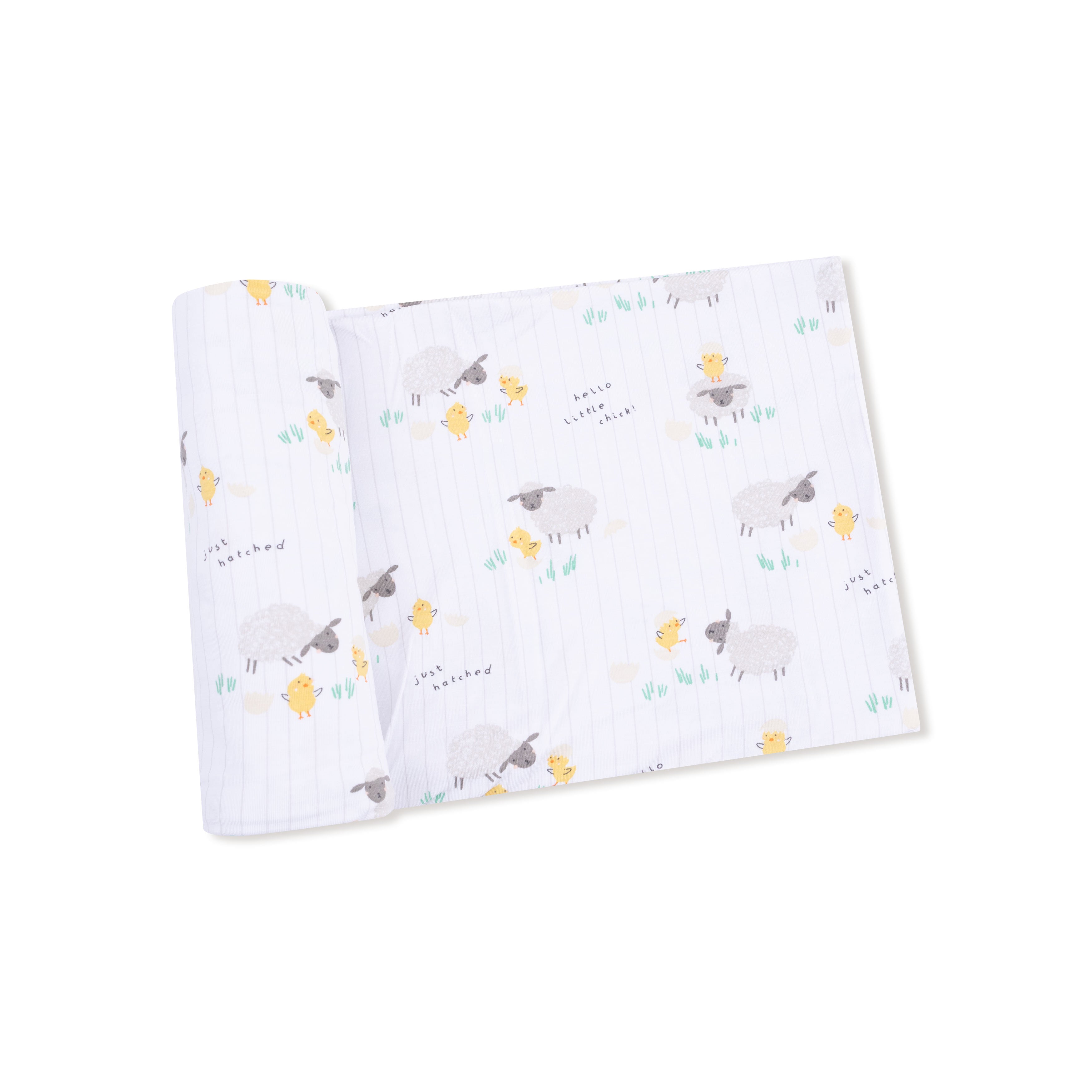 Swaddle Blanket in our  Just Hatched - Unisex print from Angel Dear