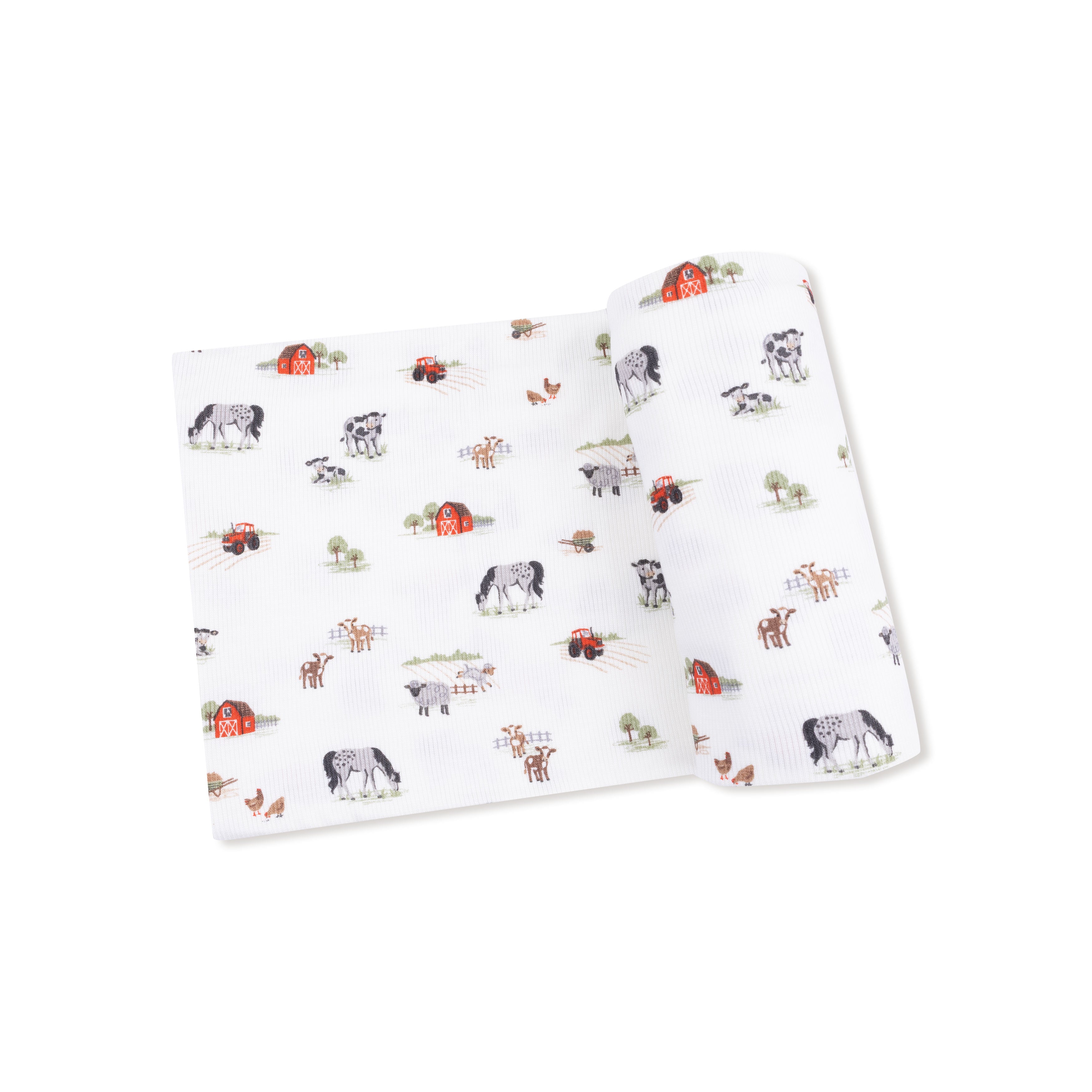 Swaddle Blanket in our  Little Farm print from Angel Dear