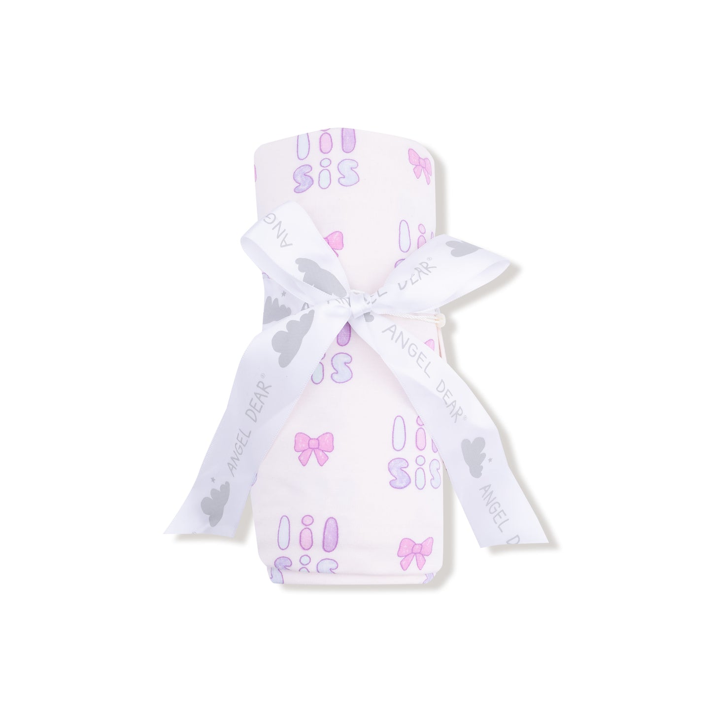 Swaddle Blanket in our  Lil Sis print from Angel Dear