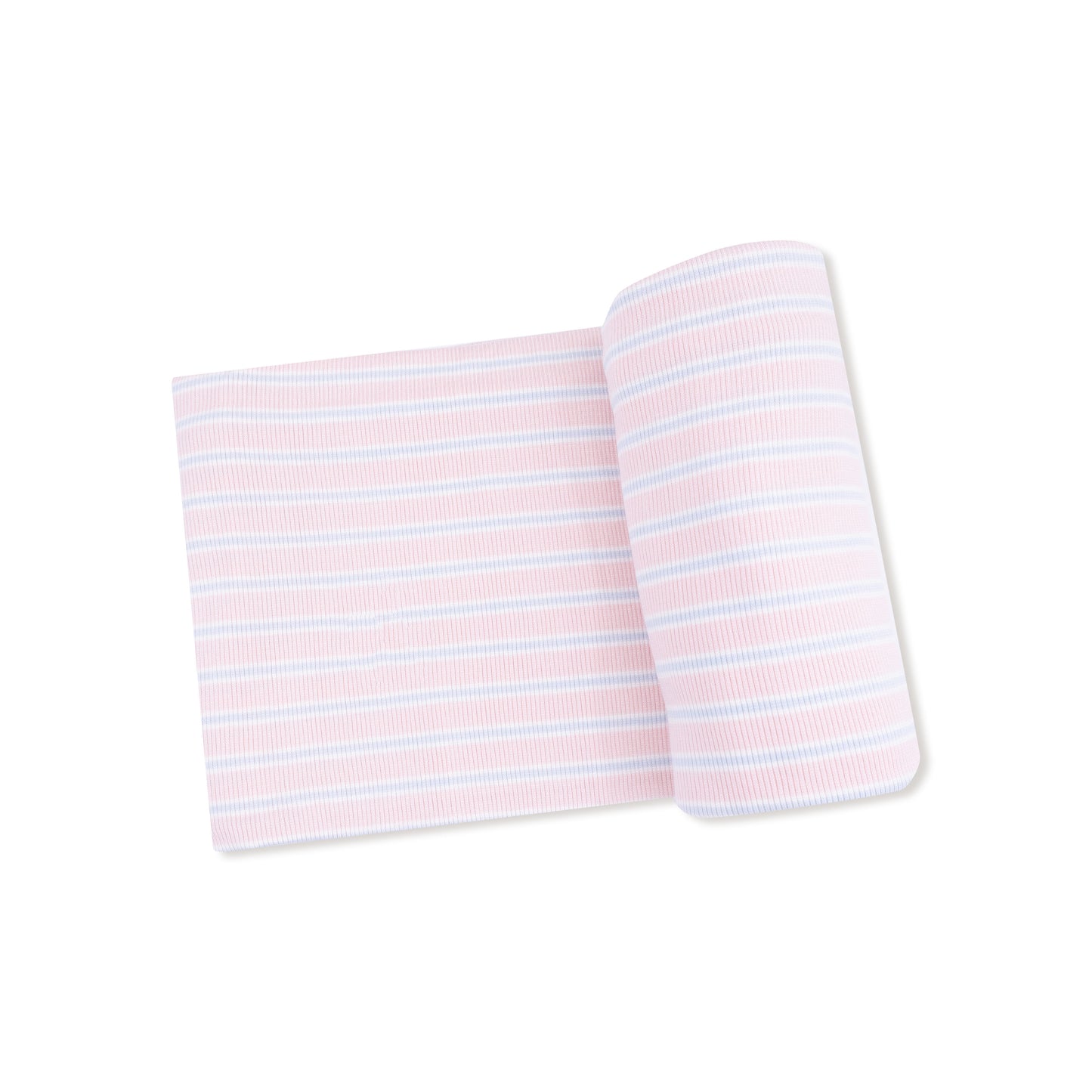 Swaddle Blanket in our Multi Stripe - Pink print from Angel Dear