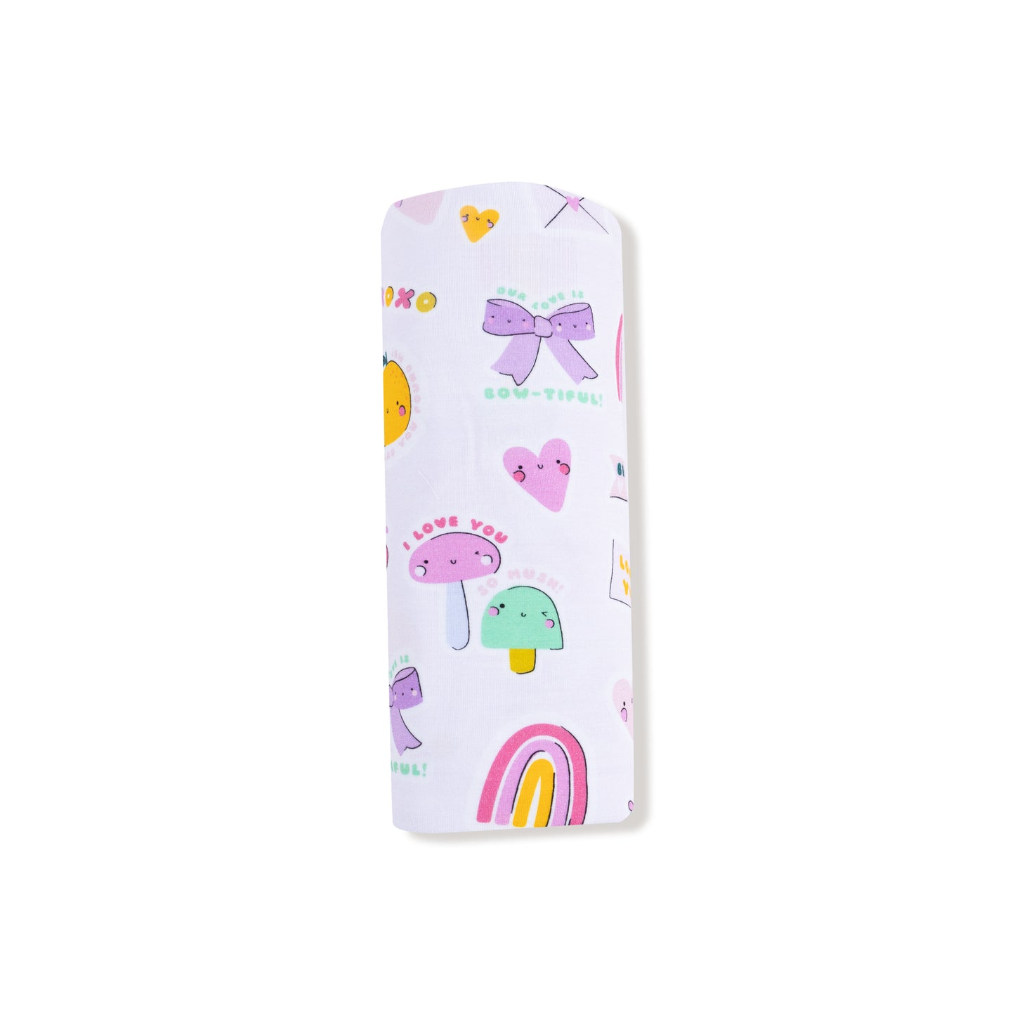 Swaddle Blanket in our  My Funny Valentine - Pink print from Angel Dear