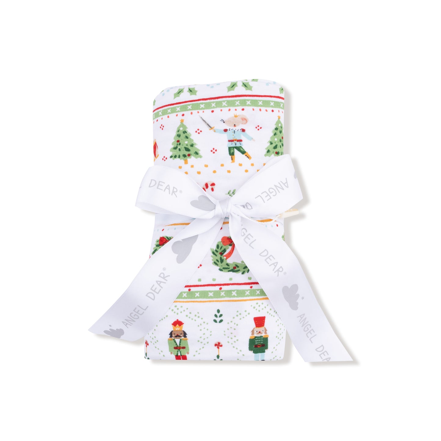 Swaddle Blanket in our  Nutcracker Fair Isle print from Angel Dear