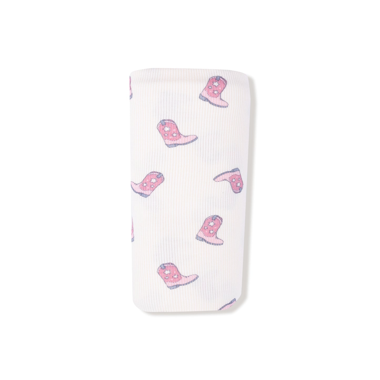 Swaddle Blanket in our  Petite Cowgirl Boots print from Angel Dear