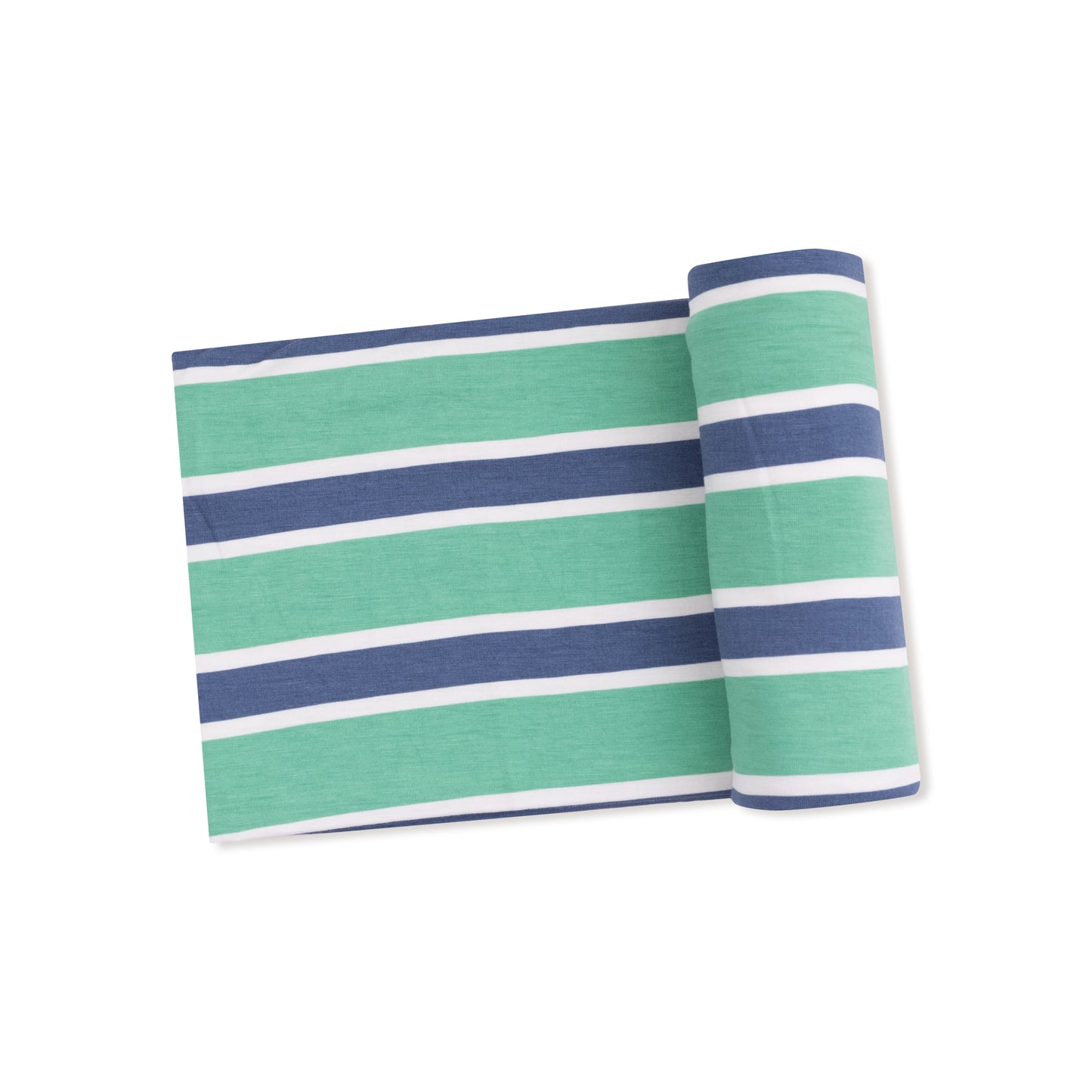 Swaddle Blanket in our  Rugby Stripe print from Angel Dear
