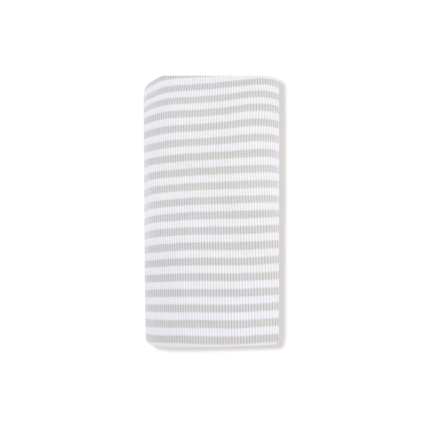 Swaddle Blanket in our Stripe - Mineral- Grey/White print from Angel Dear