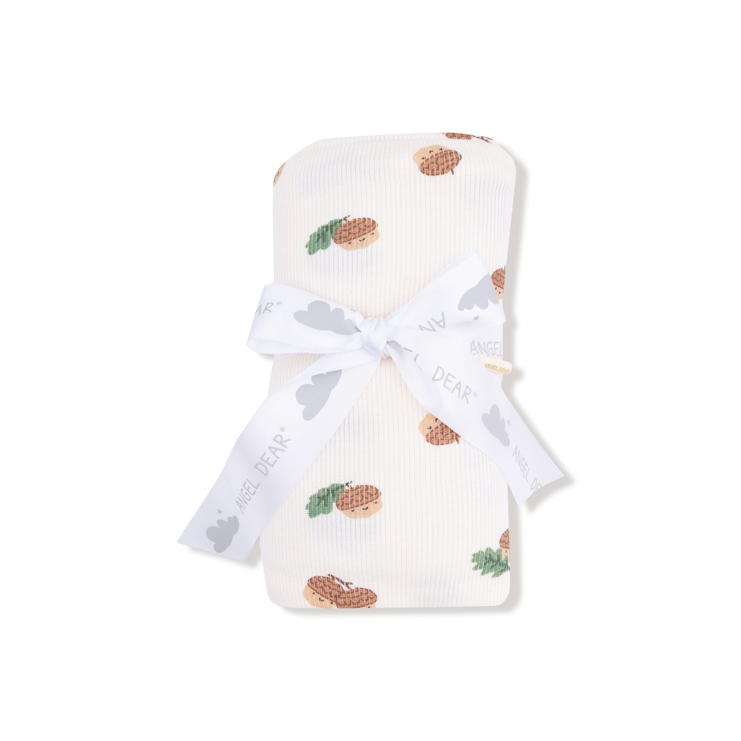 Swaddle Blanket in our  Tiny Acorns print from Angel Dear