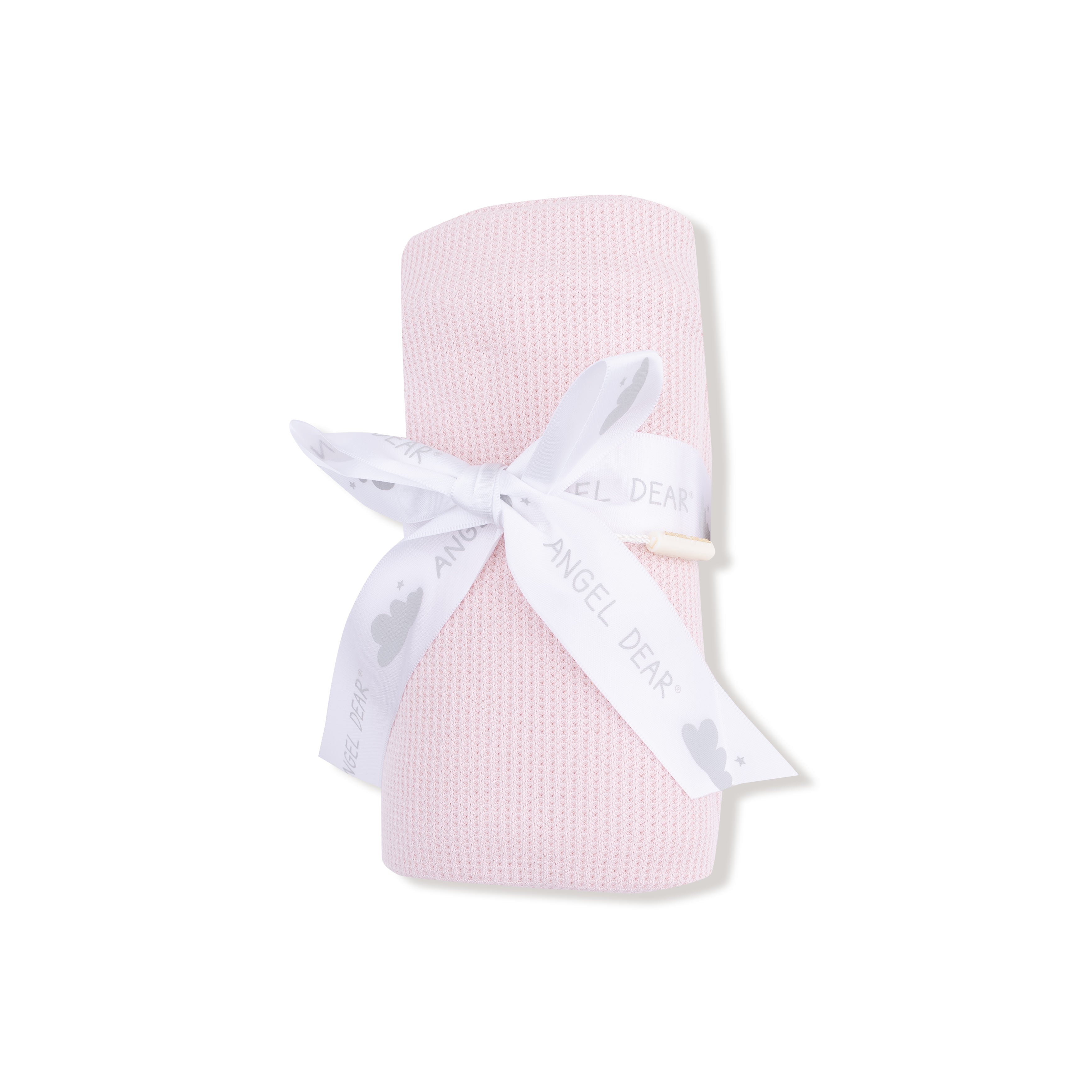 Swaddle Blanket in our Veiled Pink print from Angel Dear