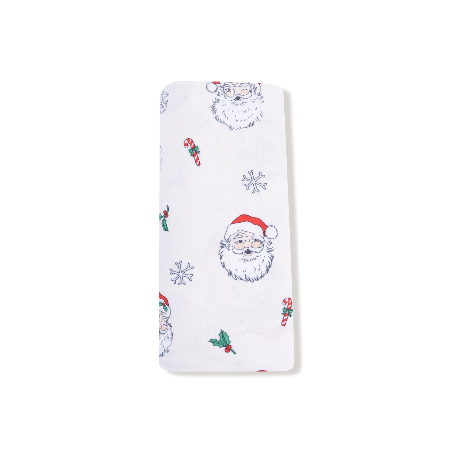 Swaddle Blanket in our  Vintage Santas print from Angel Dear