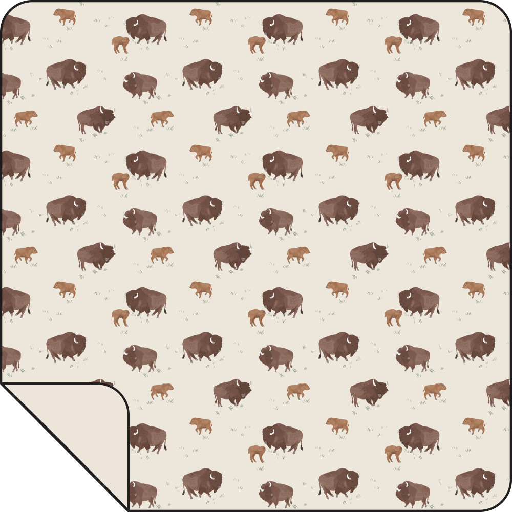 American Buffalo Swaddle Blanket