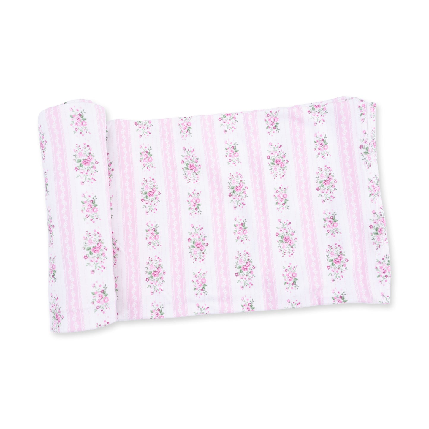 Bella Rose Stripe - Swaddle Blanket
