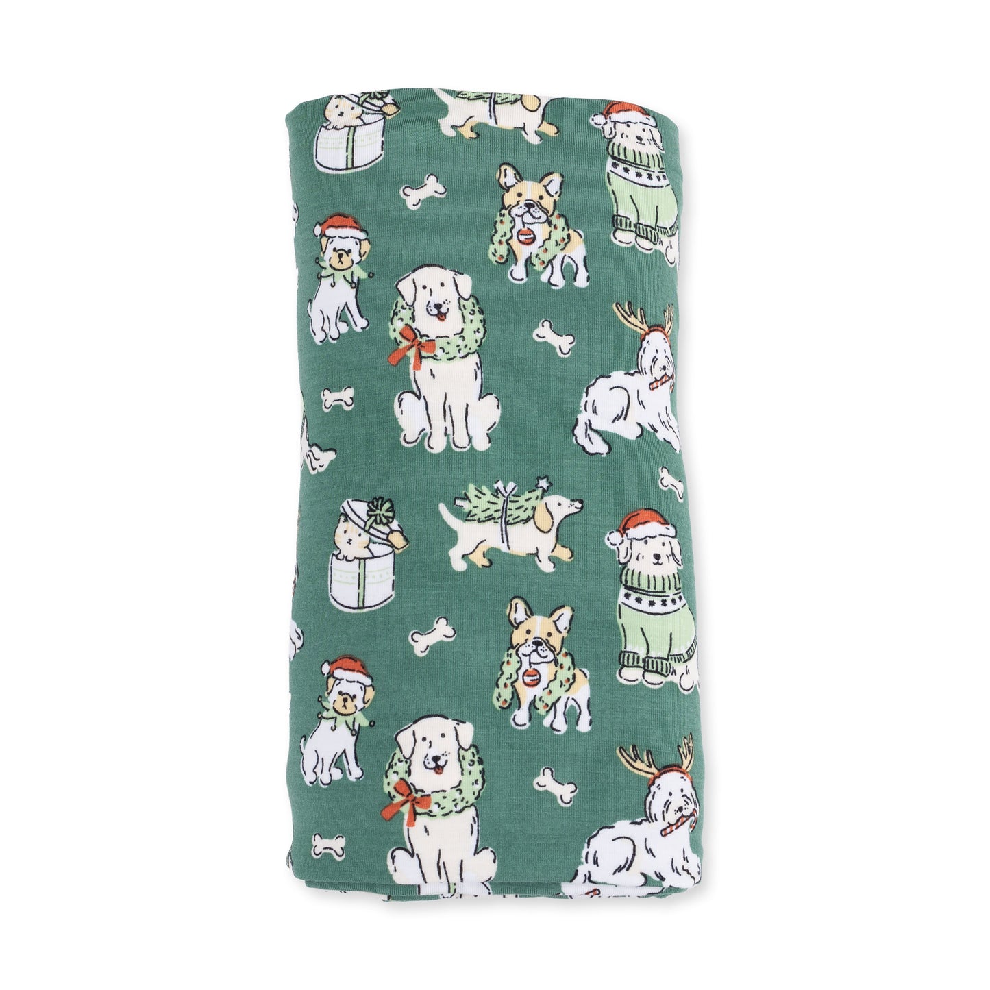Christmas Dogs Uni - Swaddle Blanket