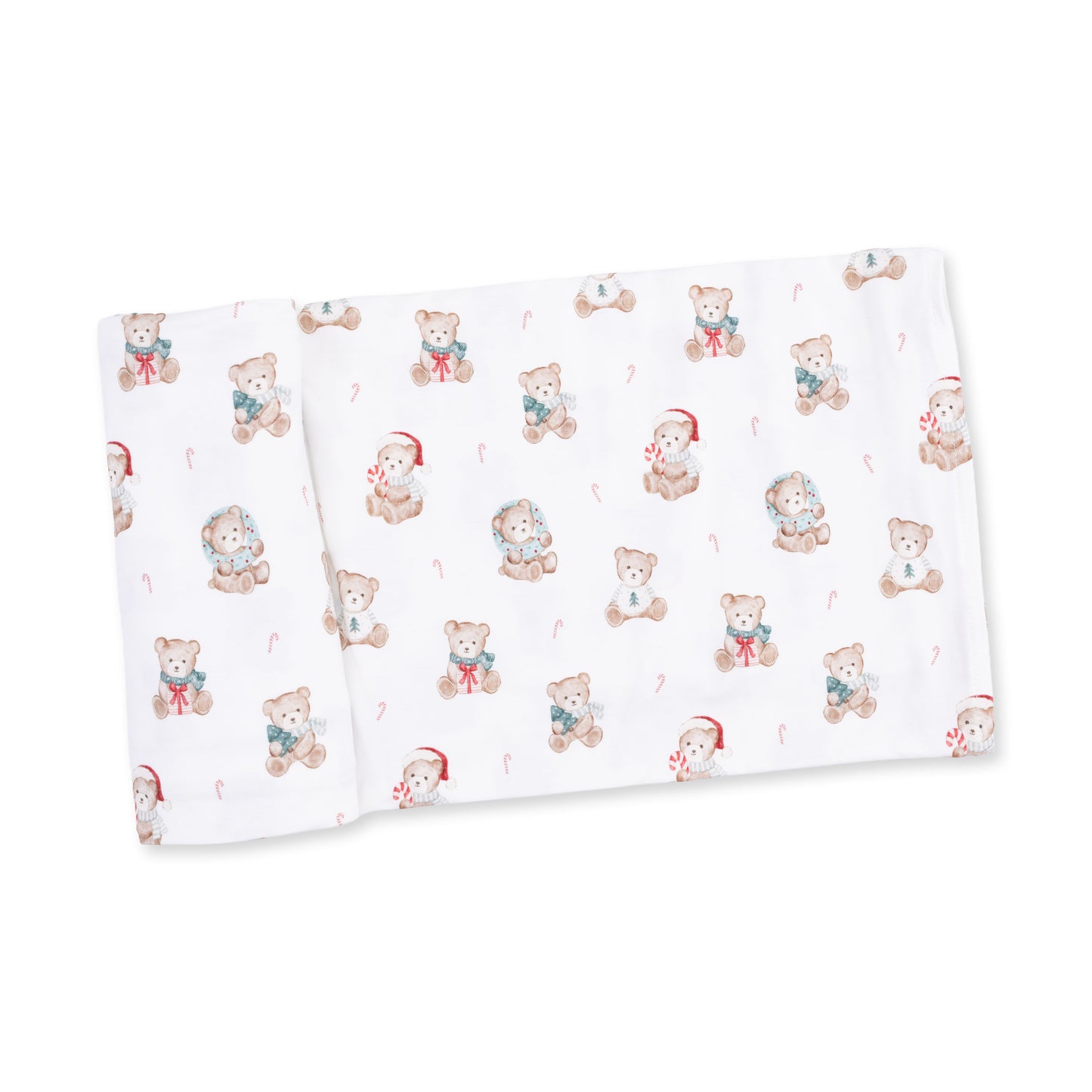 Christmas Teddy Bears Uni - Swaddle Blanket
