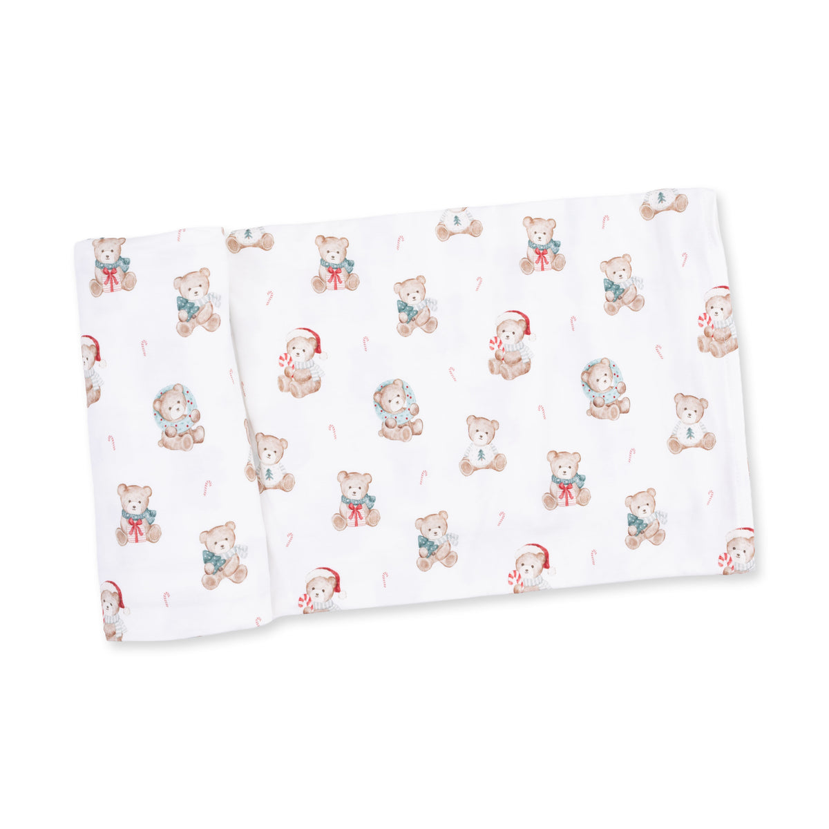 Christmas Teddy Bears Uni - Swaddle Blanket
