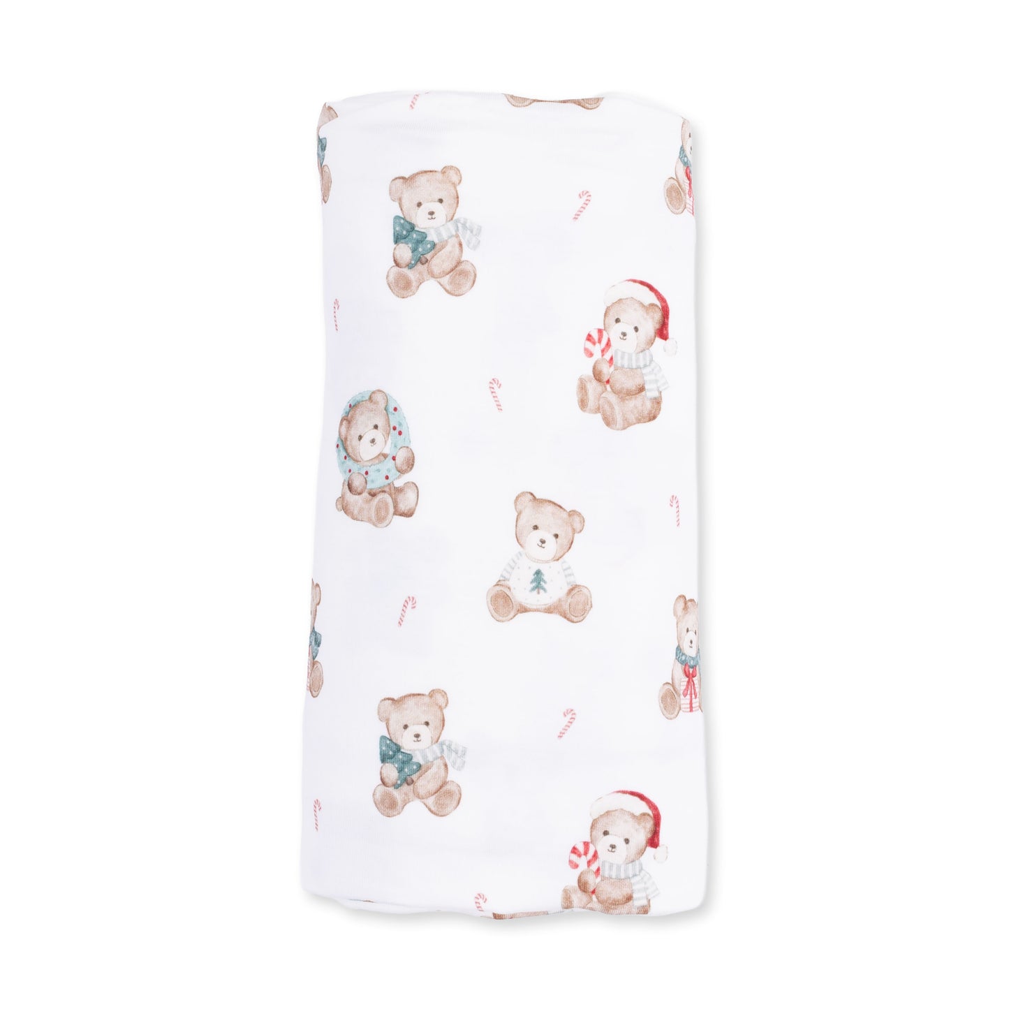 Christmas Teddy Bears Uni - Swaddle Blanket