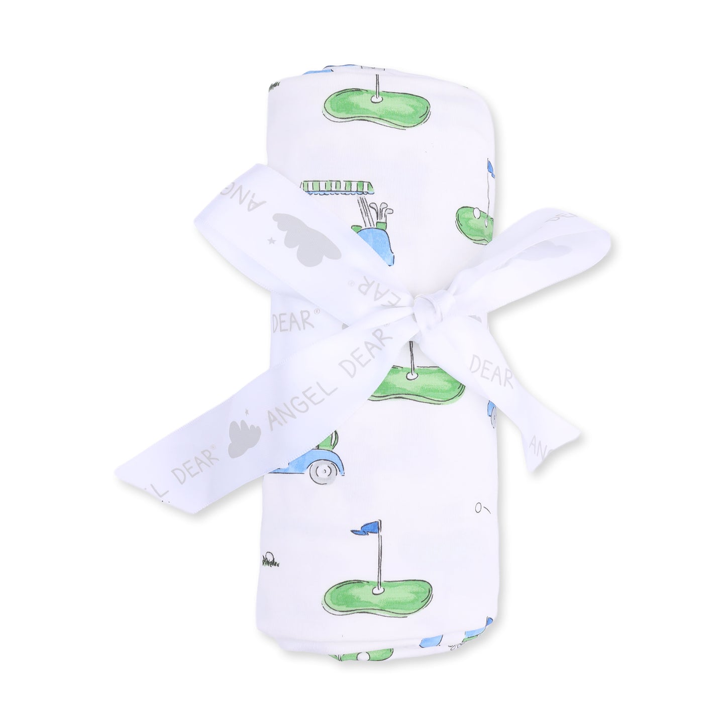 Golf Carts Blue - Swaddle Blanket