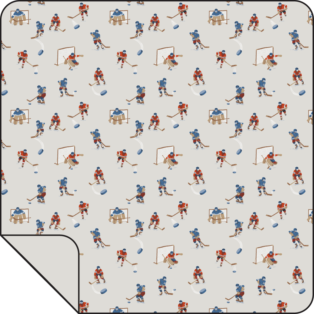 Hockey Players - Swaddle Blanket