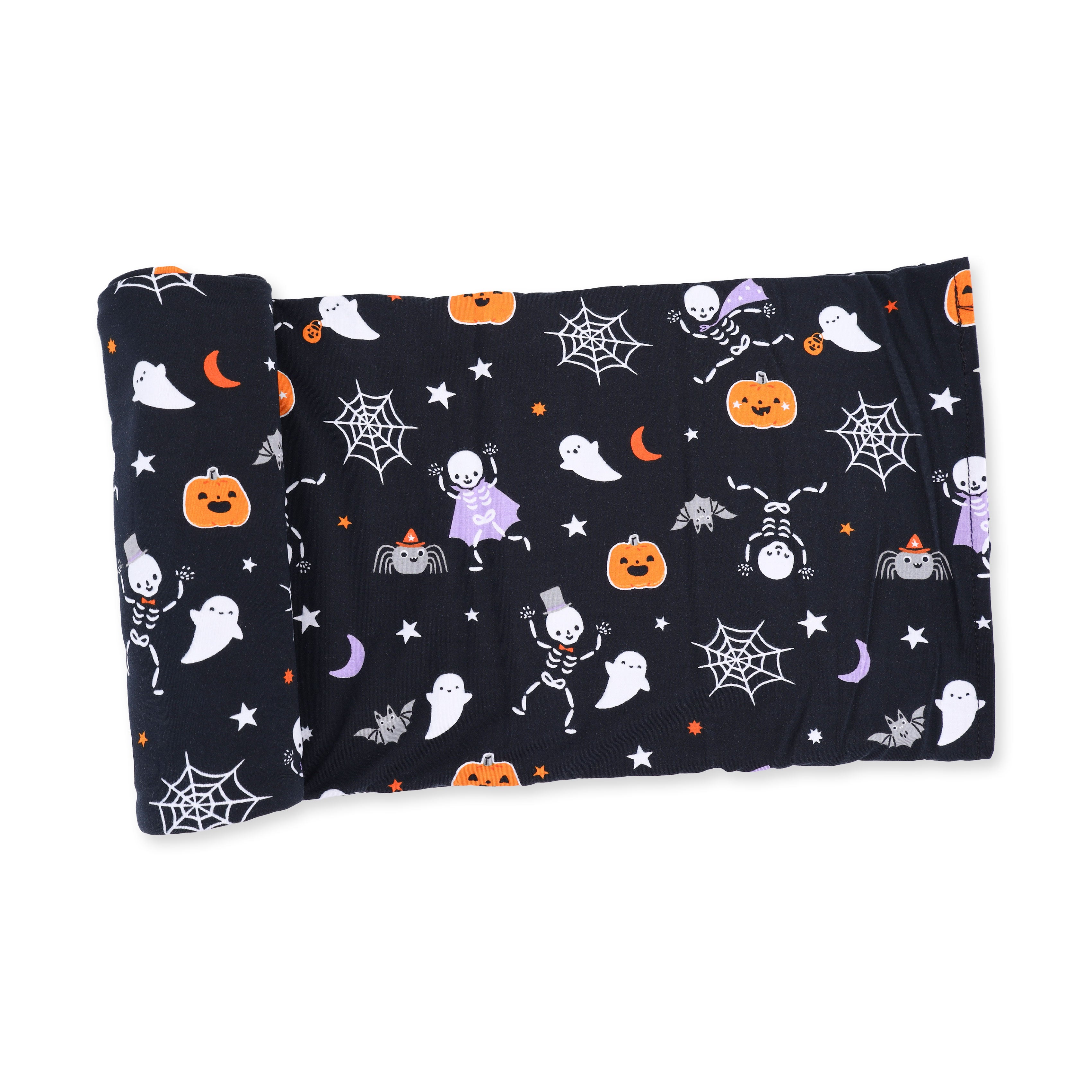 Halloween Skeleton Buddies - Glow in the Dark - Swaddle Blanket