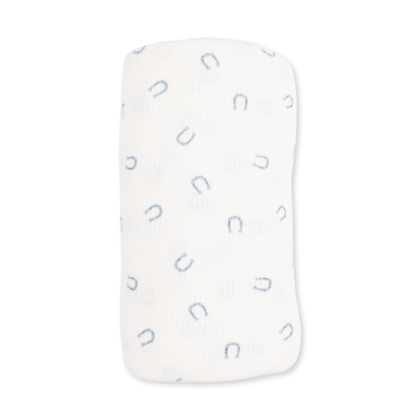 Little Horseshoes Blue - Swaddle Blanket