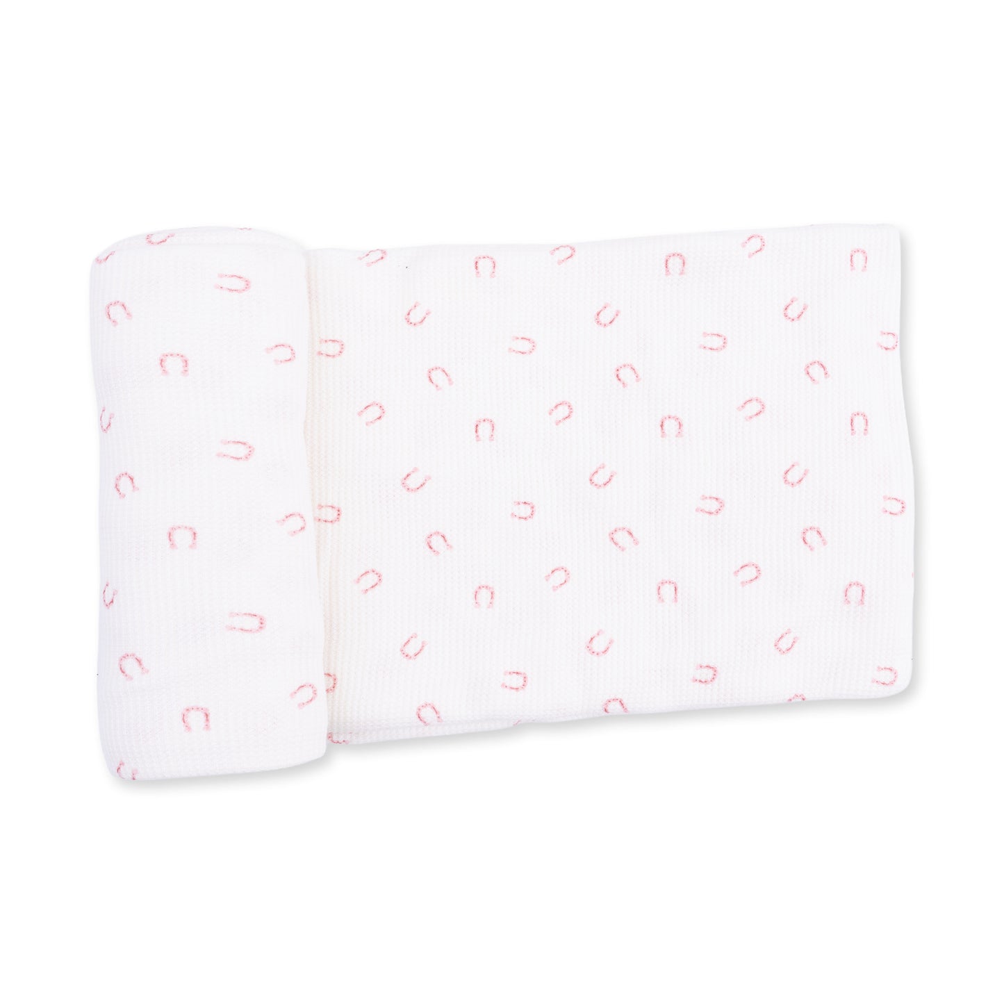Little Horseshoes Pink - Swaddle Blanket