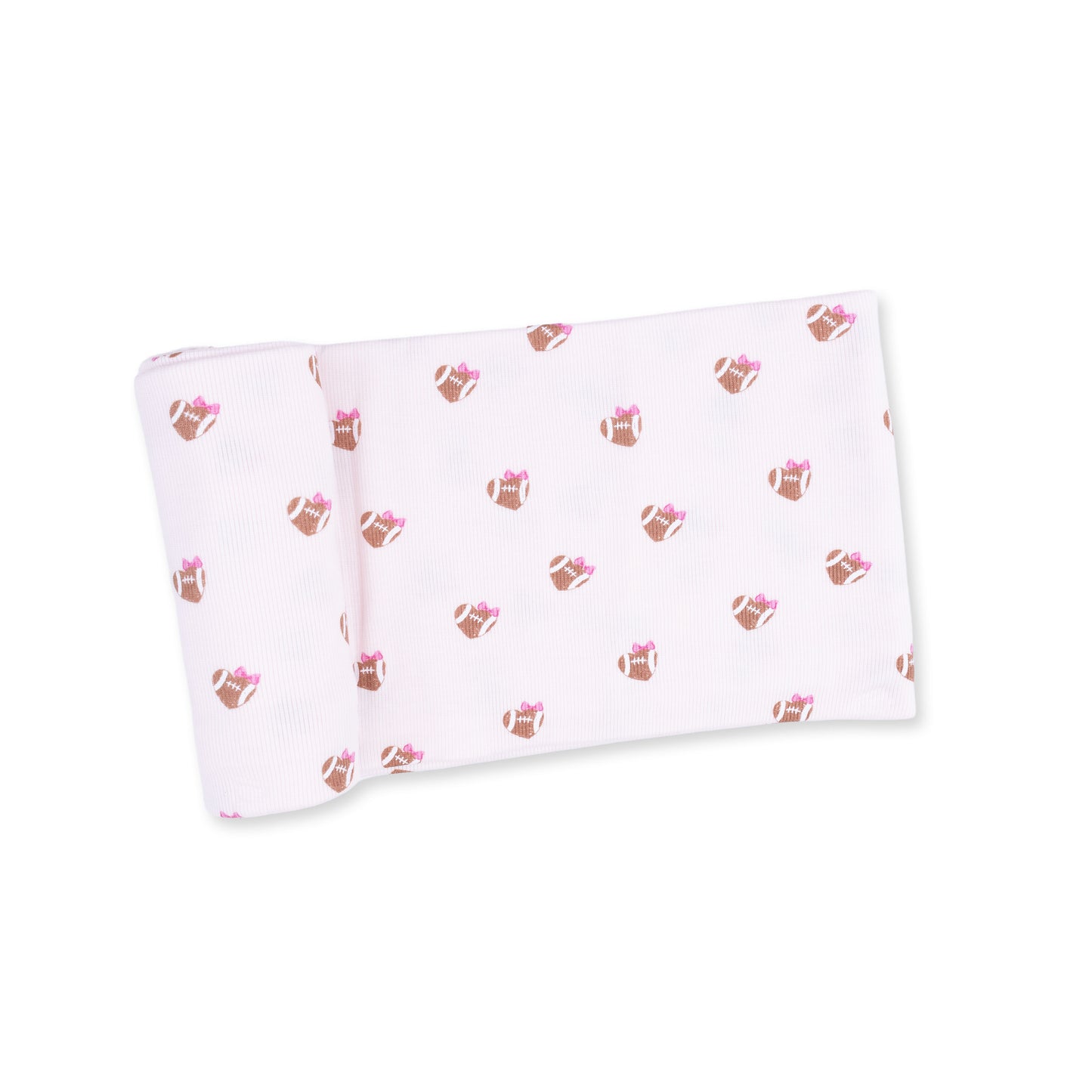 Mini Football Hearts - Swaddle Blanket
