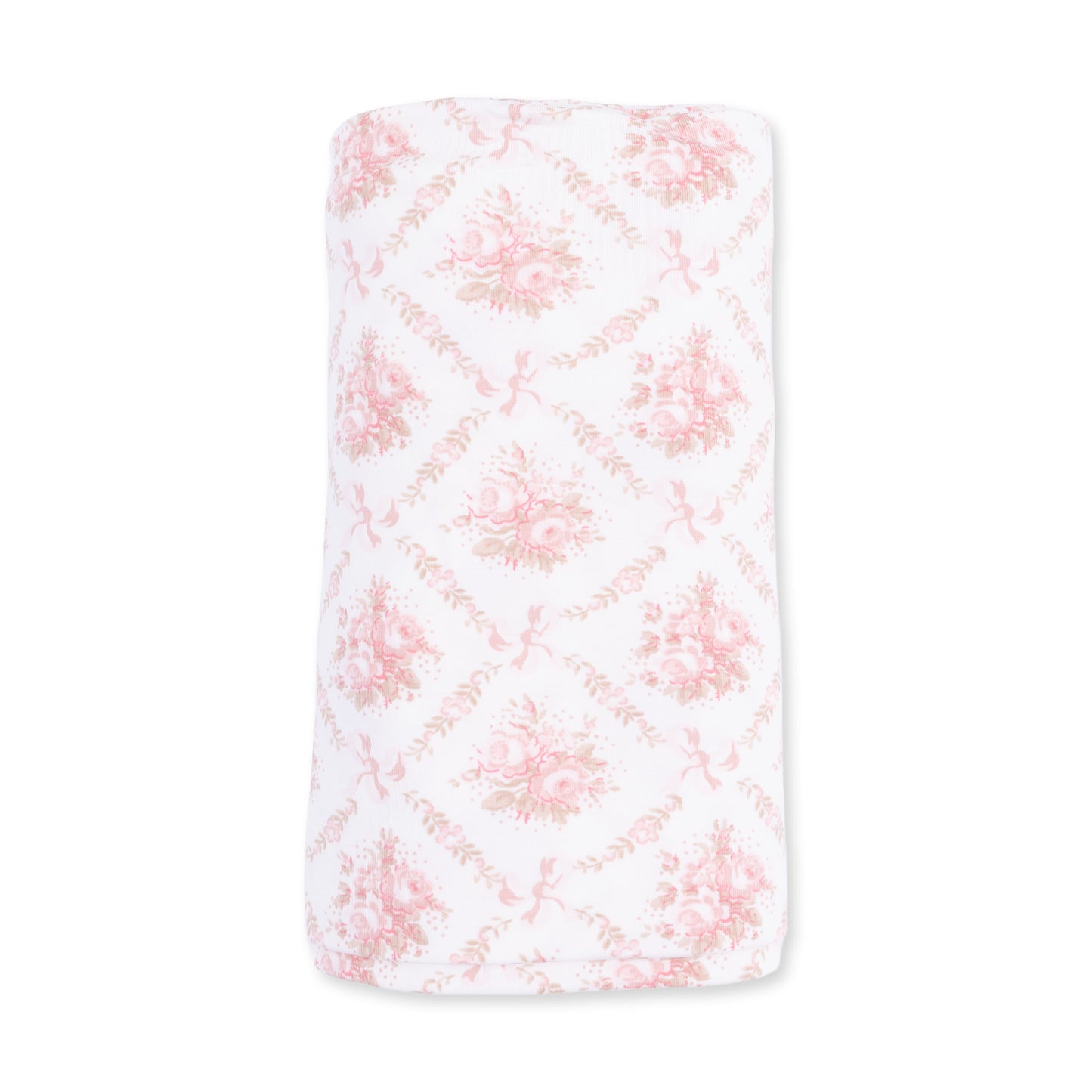 Rose Bow Lattice - Swaddle Blanket