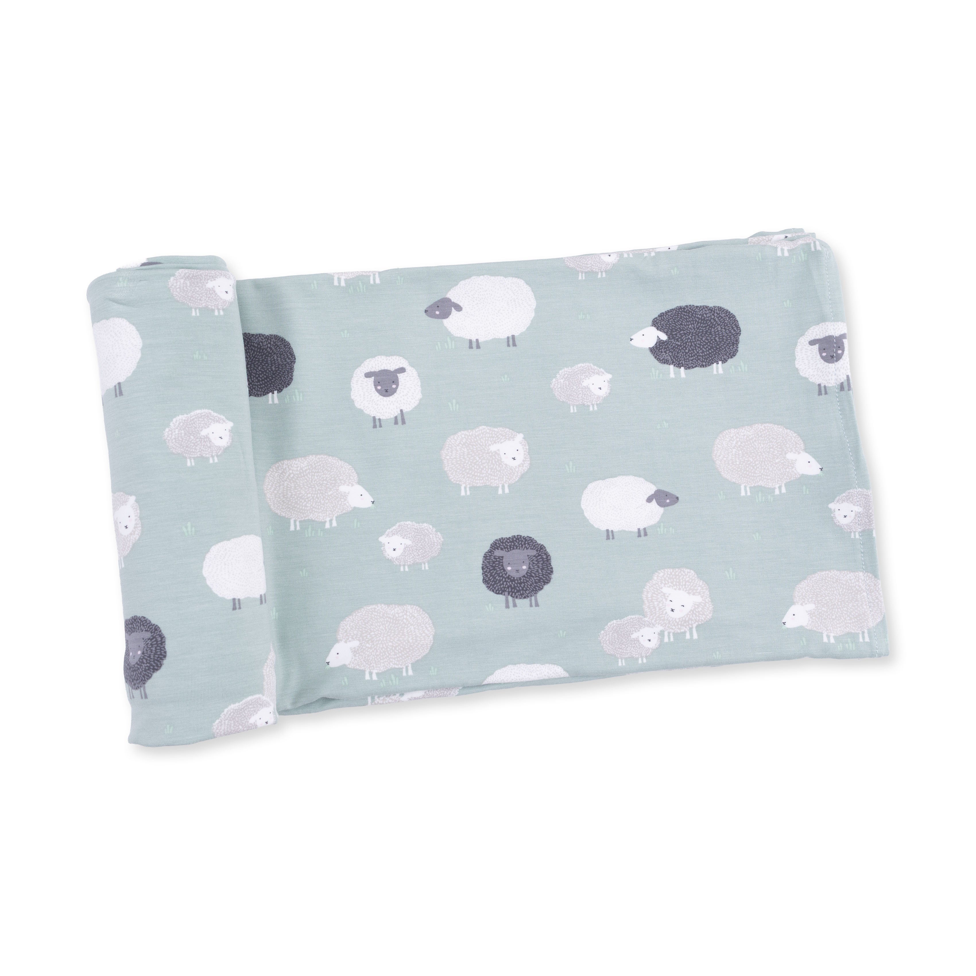 Black Sheep -Swaddle Blanket
