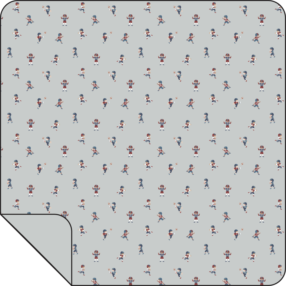 Tiny Footballers - Swaddle Blanket