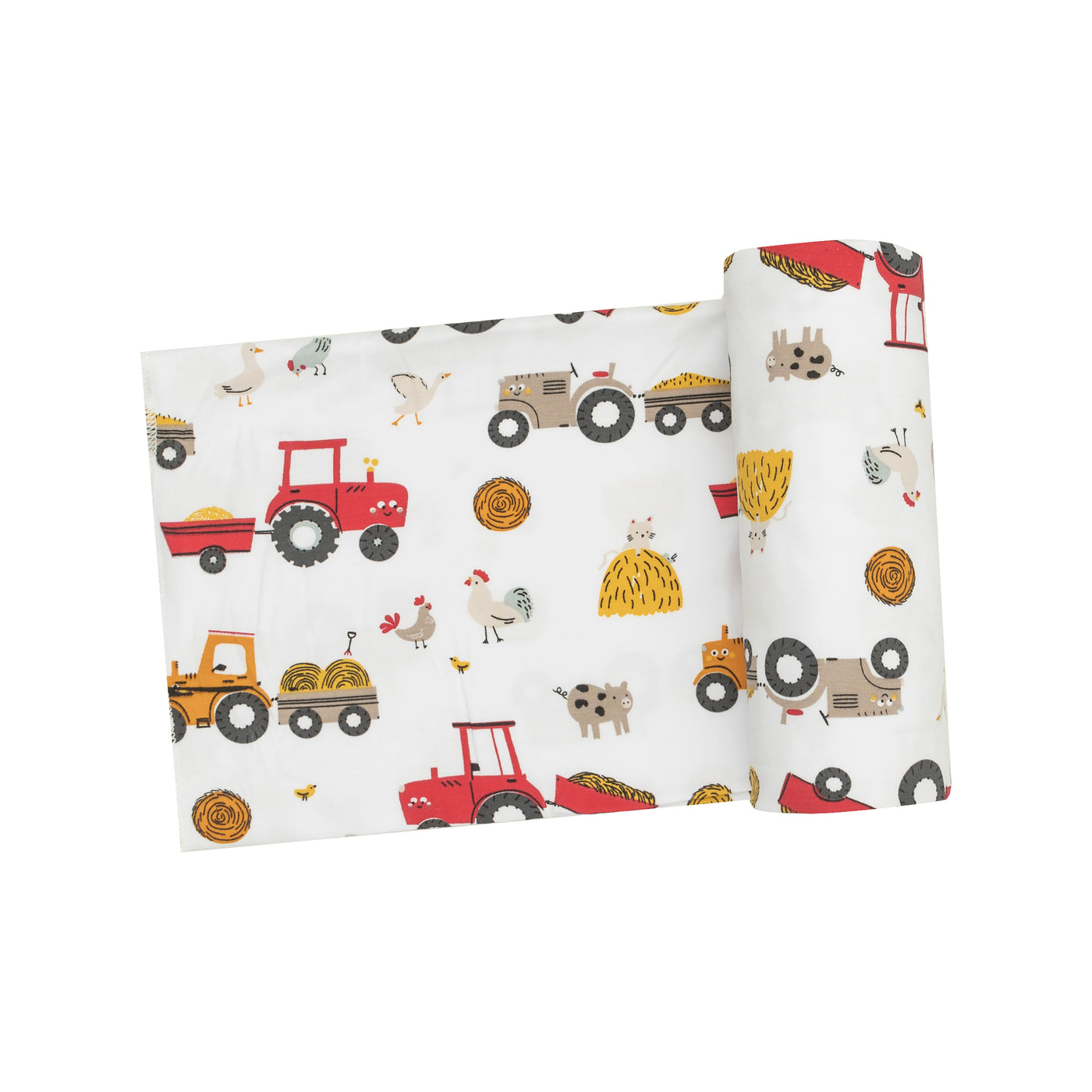 Swaddle Blanket - Happy Tractors