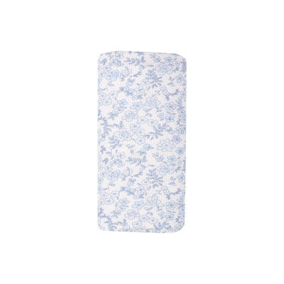 Swaddle Blanket - Blue Calico Floral