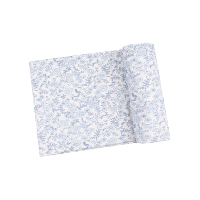 Swaddle Blanket - Blue Calico Floral