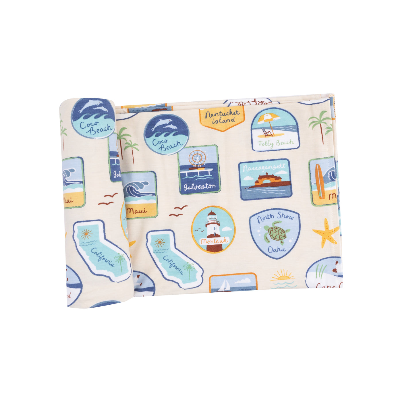 Swaddle Blanket - Beach Patches