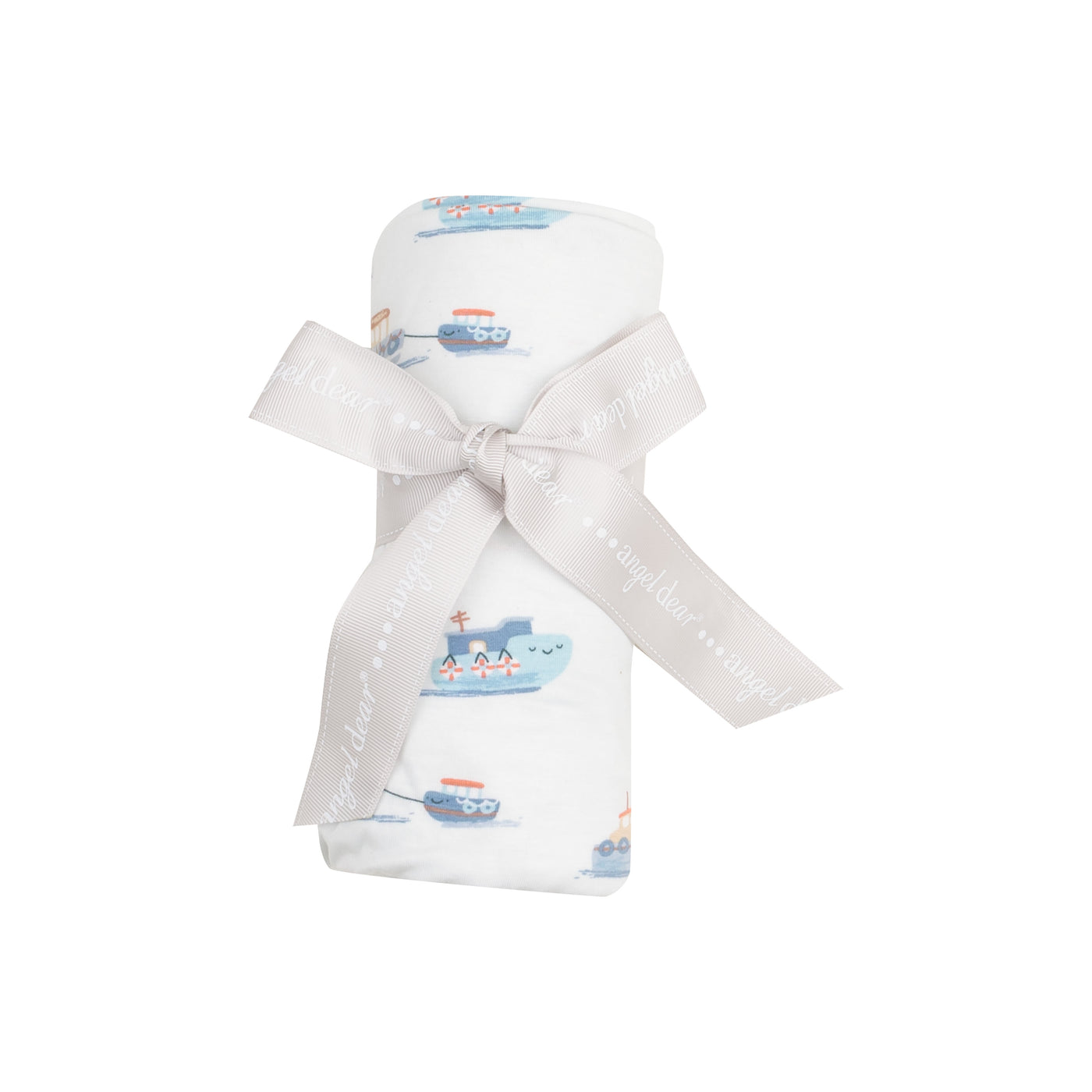 Swaddle Blanket - Bubbly Tugboats