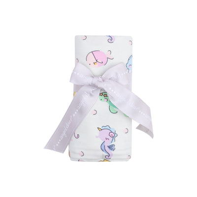 Swaddle Blanket - Cute Sea Creatures