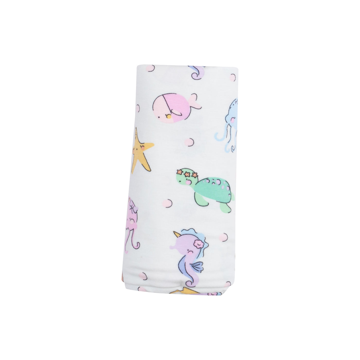 Swaddle Blanket - Cute Sea Creatures