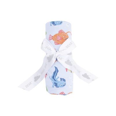 Swaddle Blanket - Cute Ocean Creatures