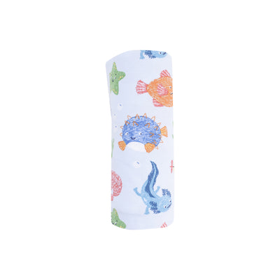 Swaddle Blanket - Cute Ocean Creatures