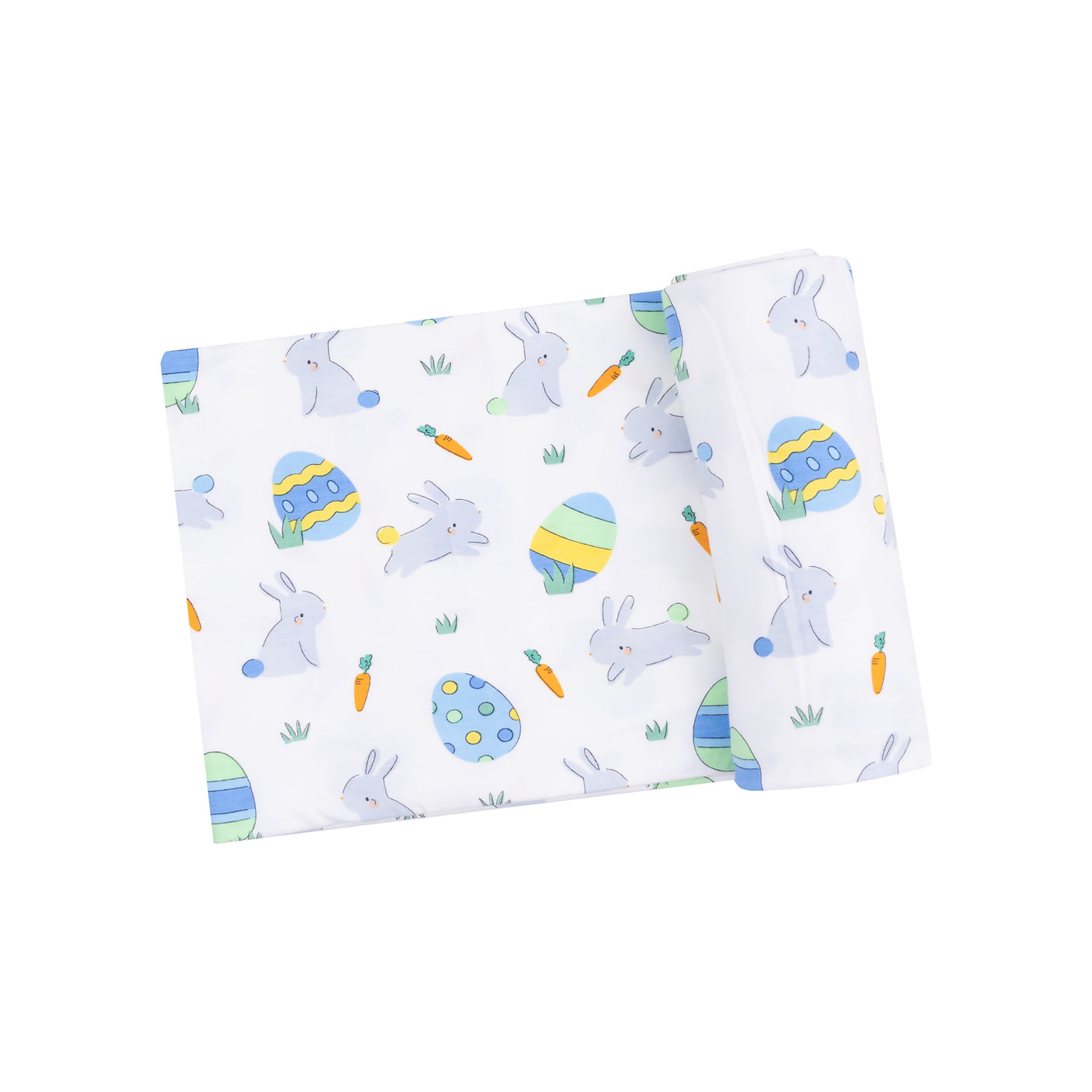 Swaddle Blanket - Easter Bunnies Blue