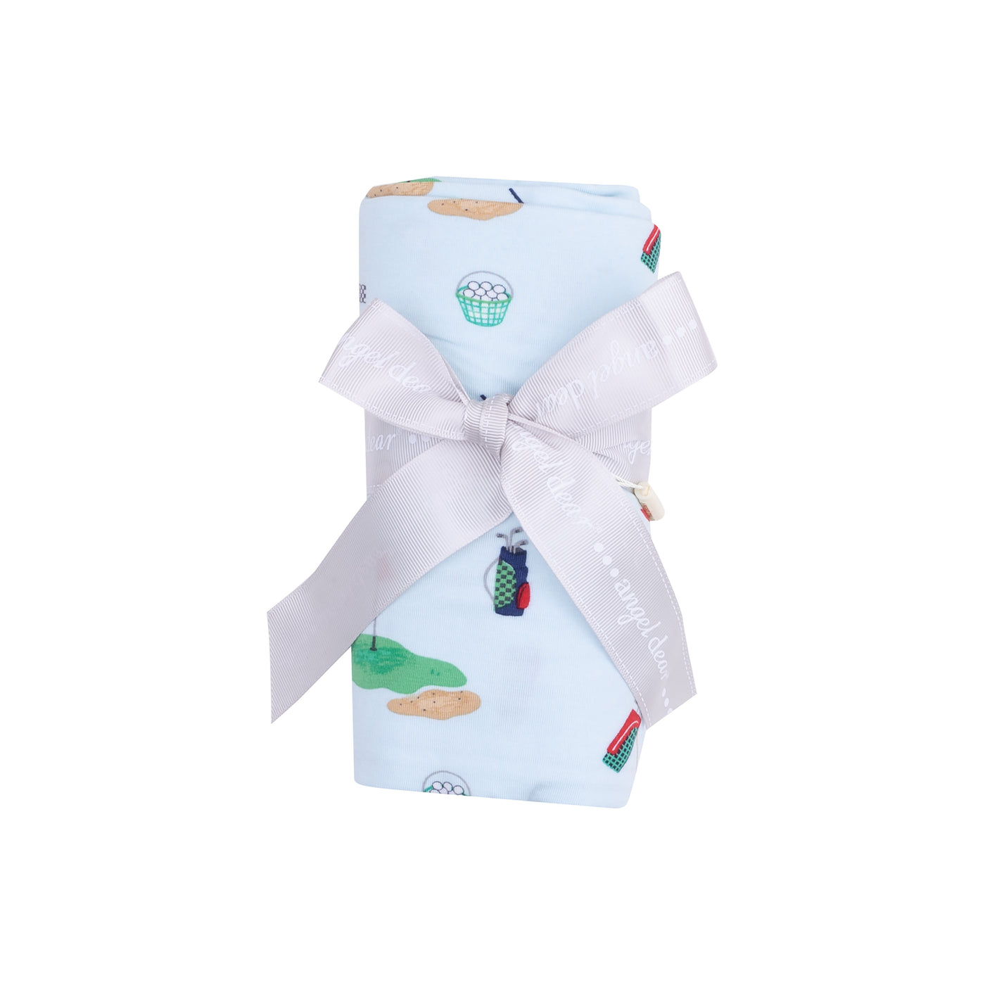 Swaddle Blanket - Golf Things Blue-Angel Dear