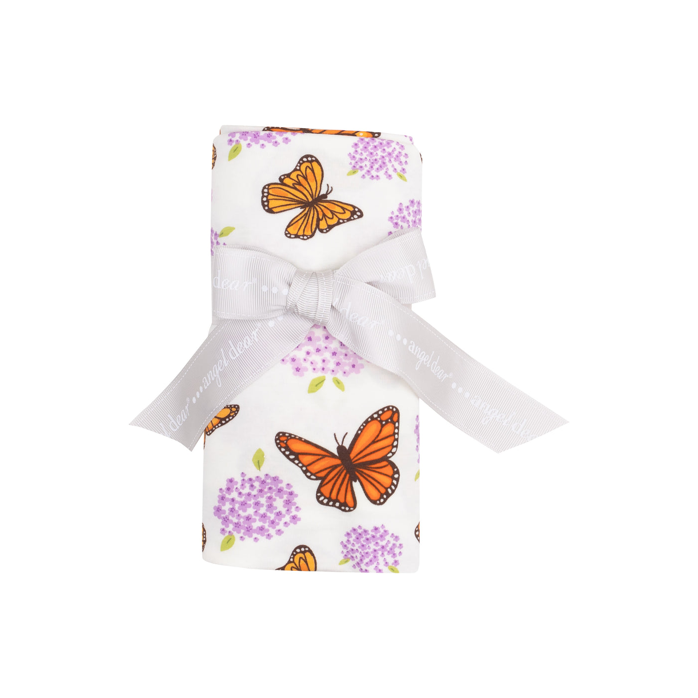 Swaddle Blanket - Monarch Butterflies and Milkweed