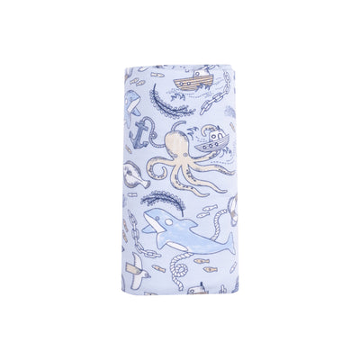 Swaddle Blanket - Nautical Notebook