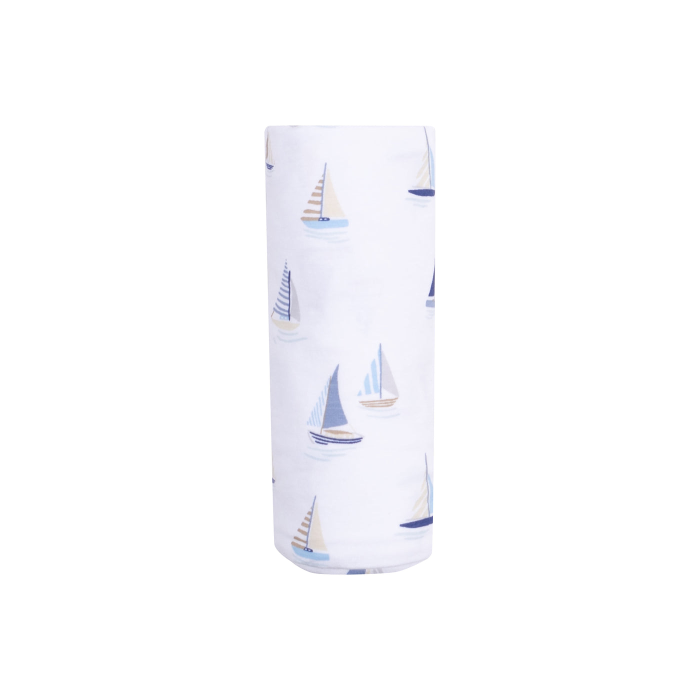 Swaddle Blanket - Sailboats Blue