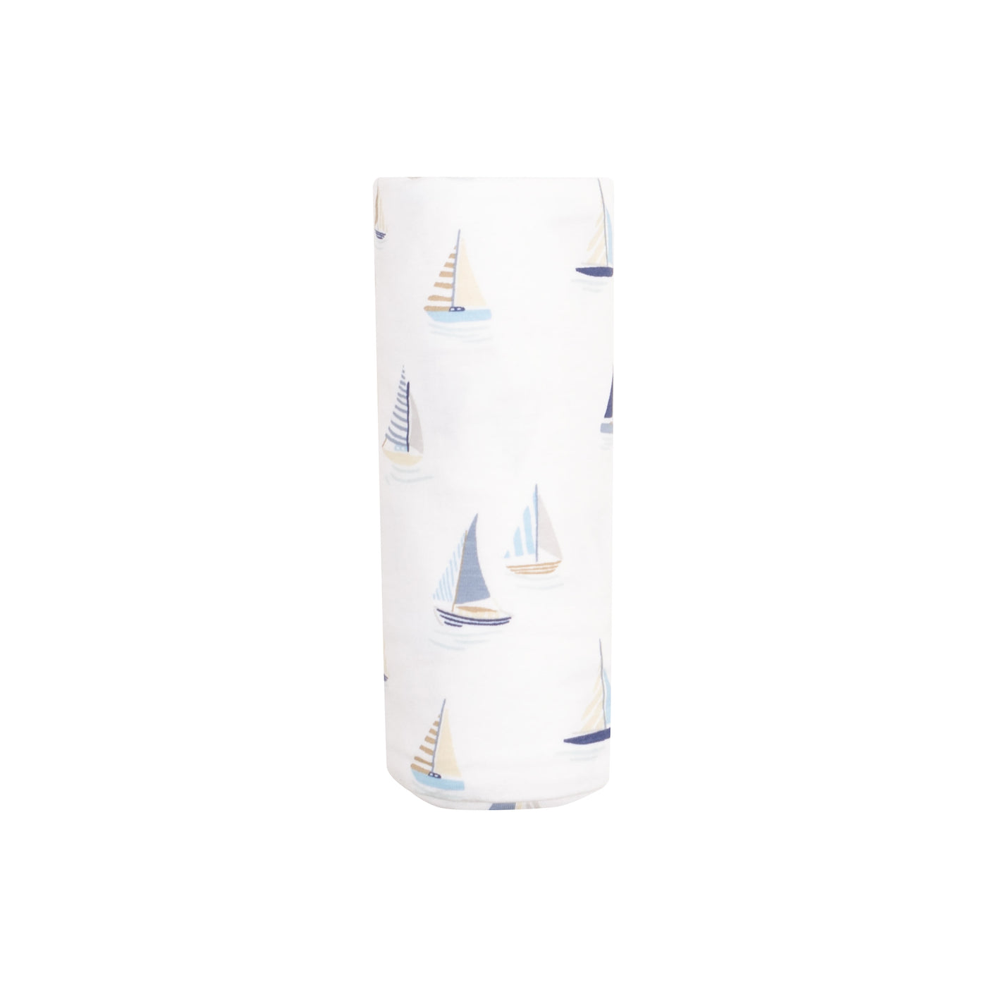 Swaddle Blanket - Sailboats Blue