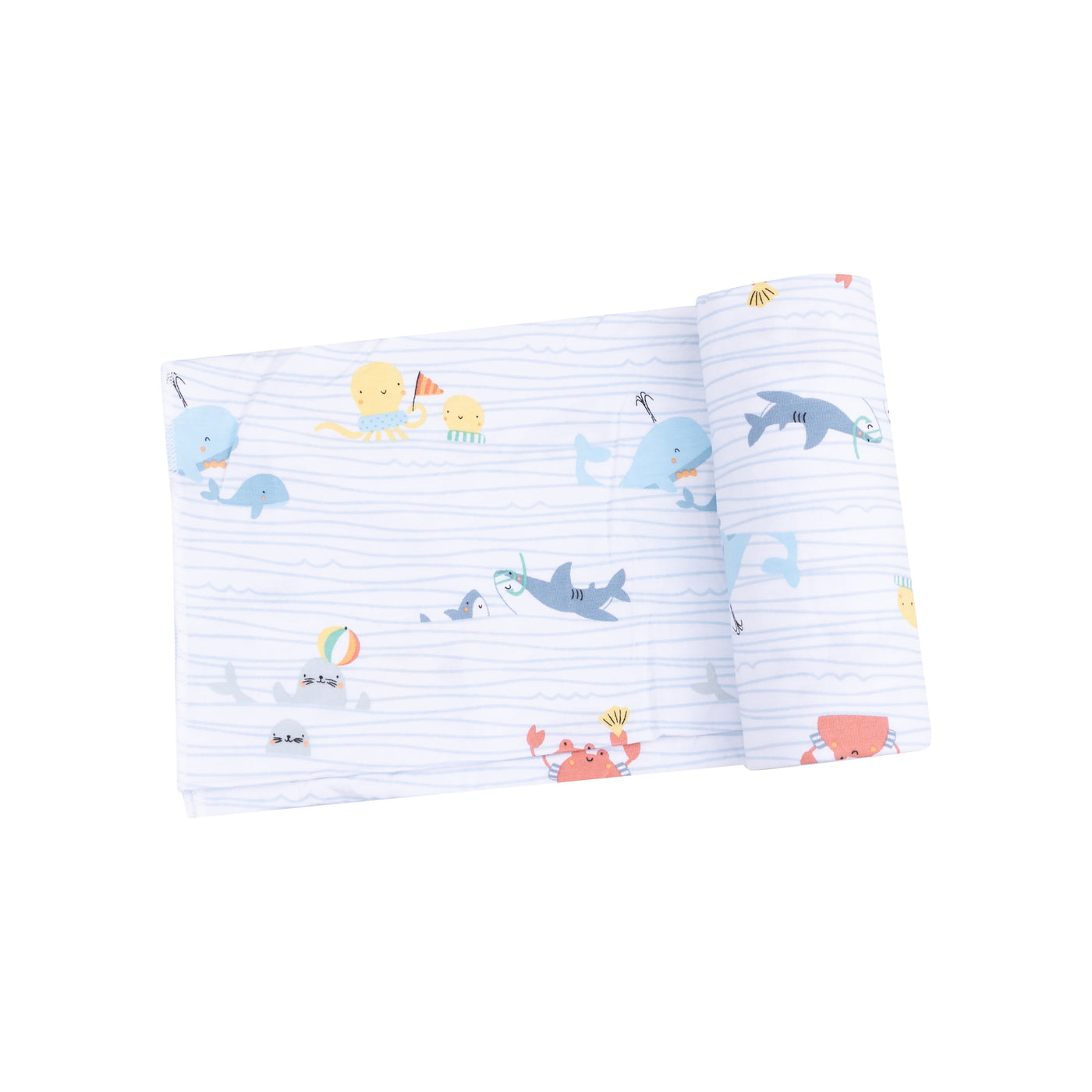 Swaddle Blanket - Sea Stripes