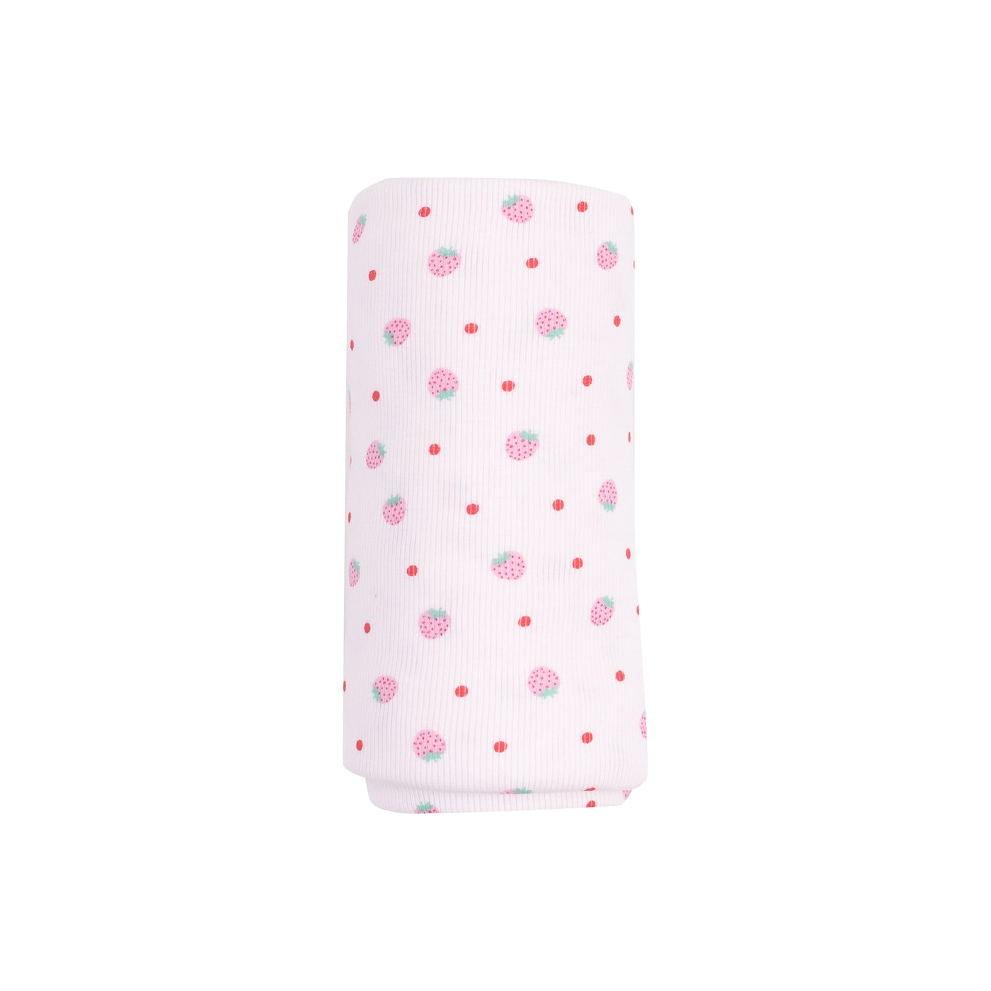 Swaddle Blanket - Strawberry Swiss Dot-Angel Dear