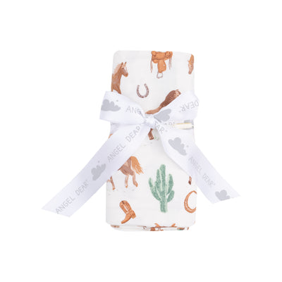 Swaddle Blanket - Western Horses Uni