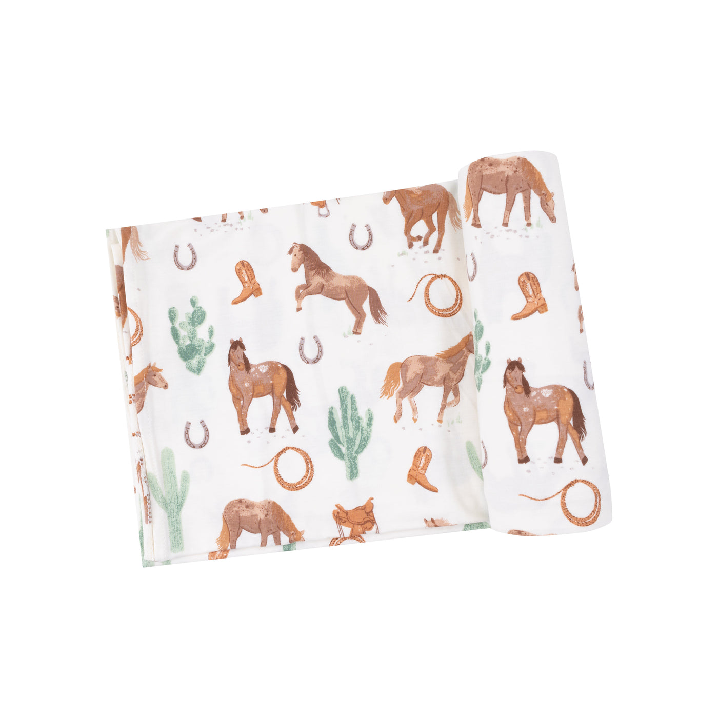 Swaddle Blanket - Western Horses Uni