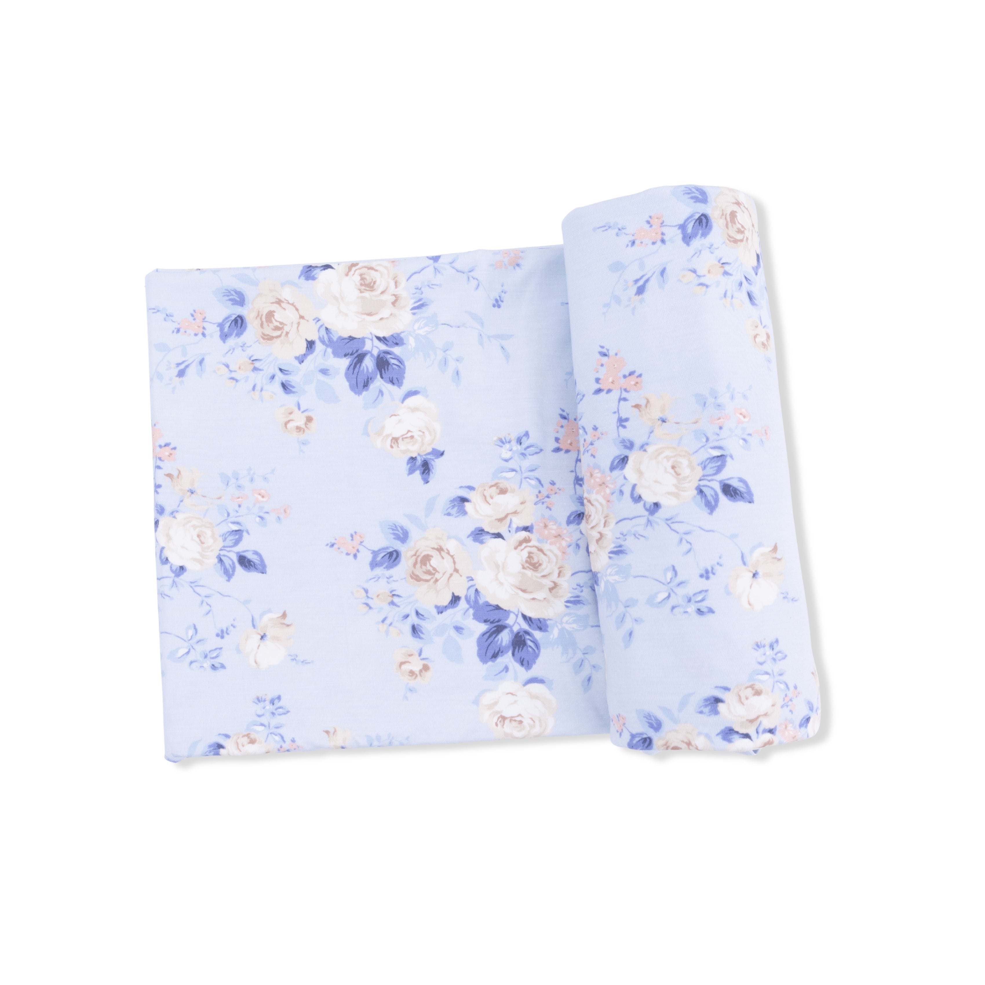 Ashley Rose Floral - Swaddle Blanket-Angel Dear