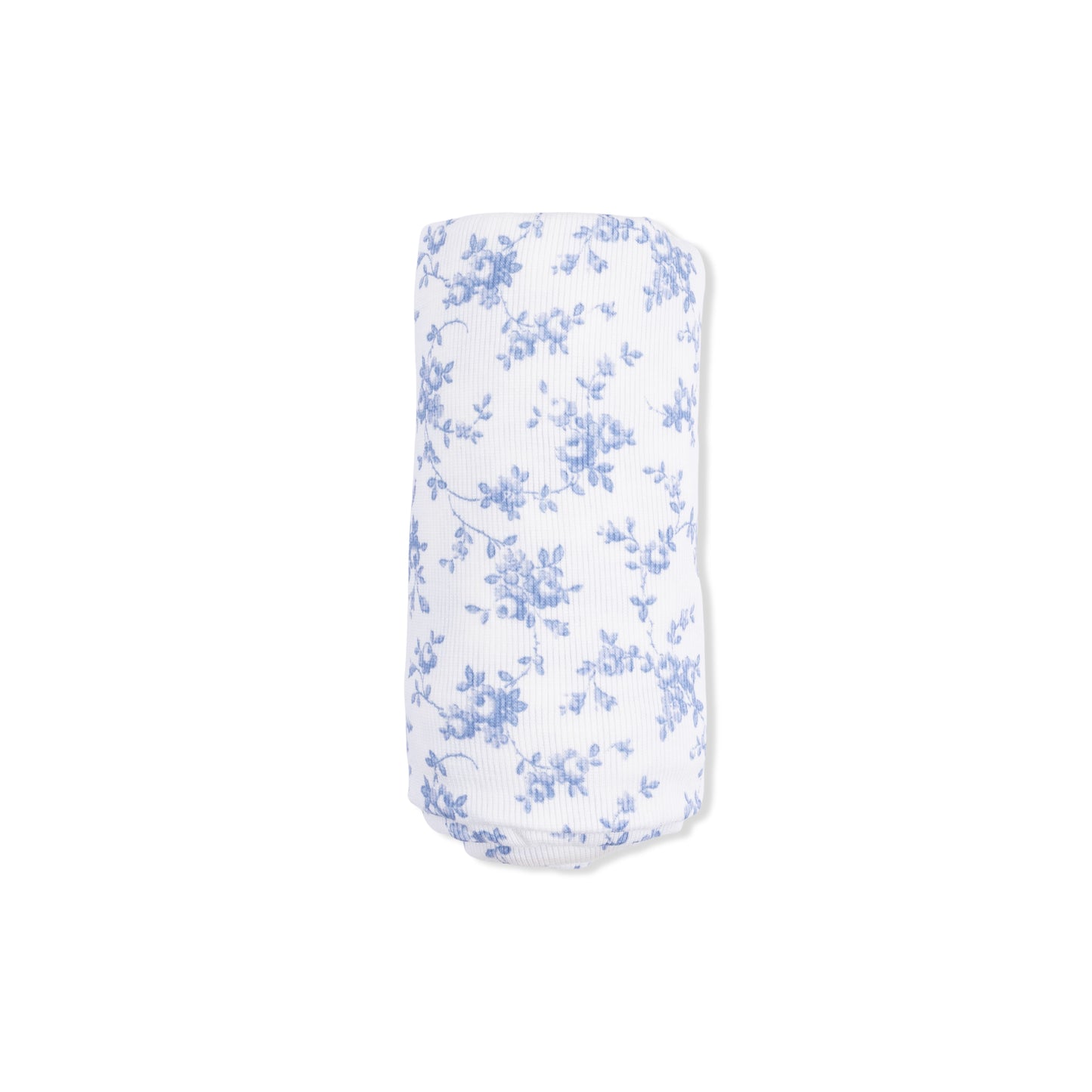 Baby Blue Vines Floral - Swaddle Blanket-Angel Dear